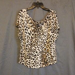 Express Leopard Print Blouse